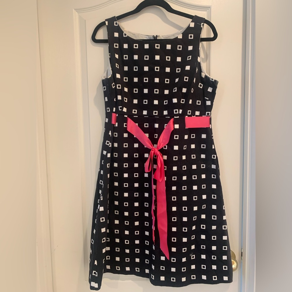 Black summer dress, size 12